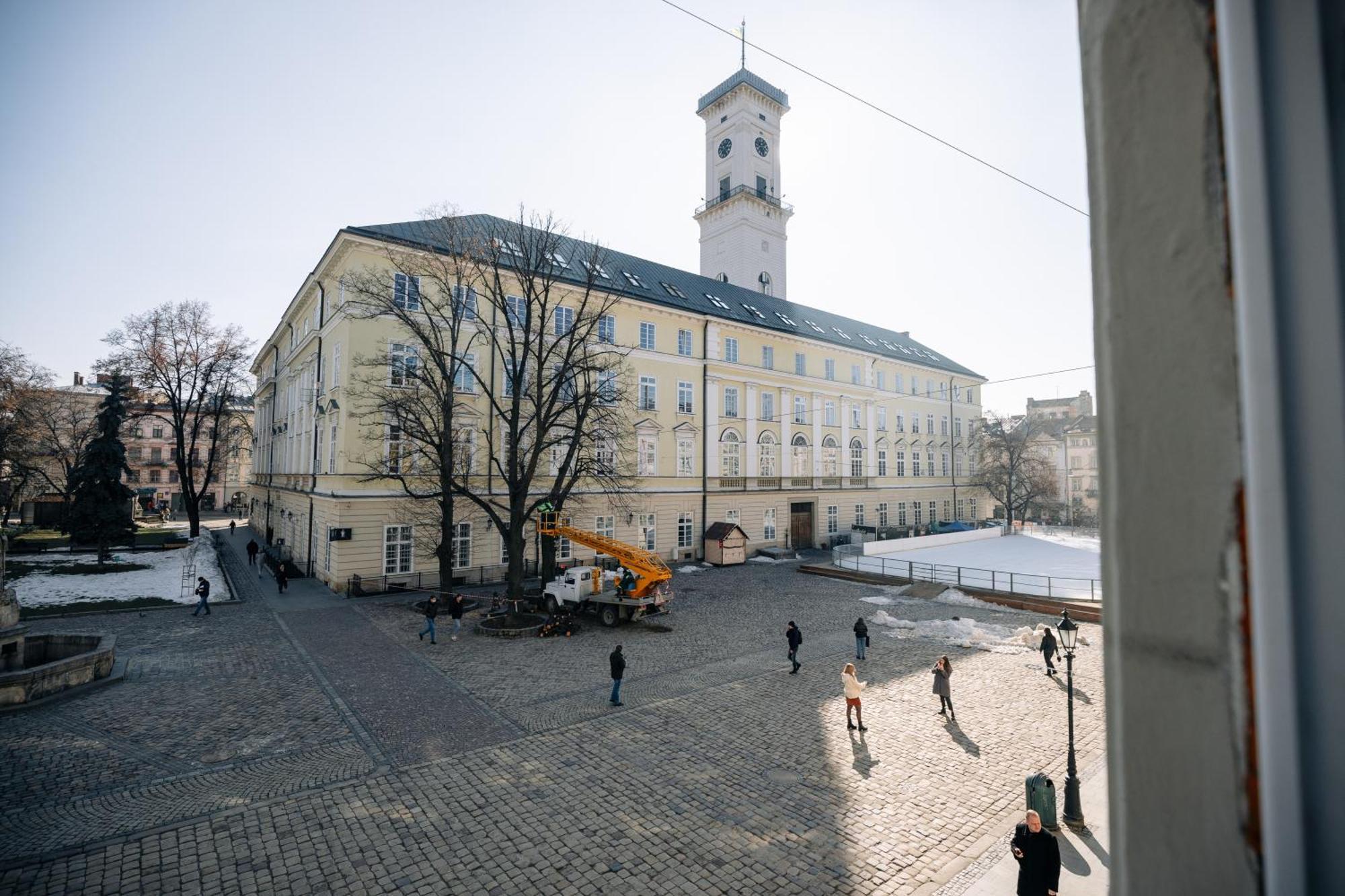 View On Rynok Square Apartments Lviv Exterior photo